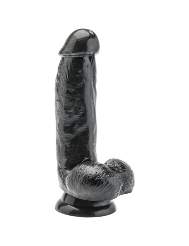 CAIA NA REAL - DILDO 12 CM COM BOLAS PRETAS