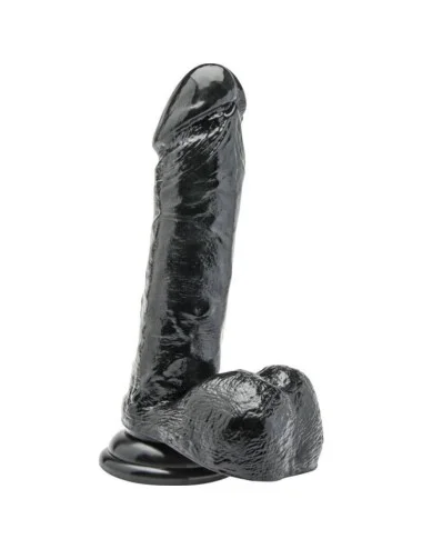 CAIA NA REAL - DILDO 18 CM COM BOLAS PRETAS