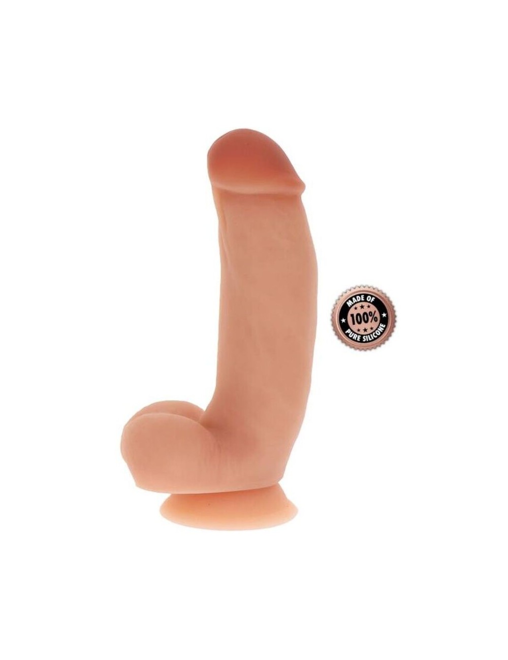 CAIA NA REAL - DILDO DE SILICONE 18 CM W BOLAS PELE CAIA NA REAL - DILDO DE SILICONE 18 CM W BOLAS PELE