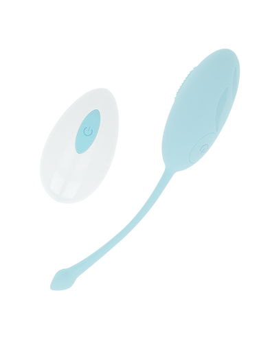 OH MAMA HUEVO VIBRADOR TEXTURADO 10 MODOS - AZUL