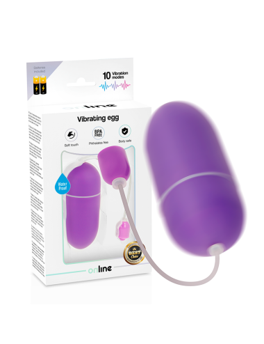 OVO VIBRANTE IMPERMEÁVEL ON-LINE - ROXO