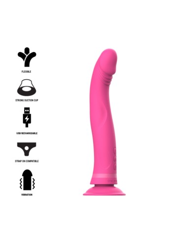 INTENSE - MICHELANGELO DILDO VIBRATOR SILICONE PINK