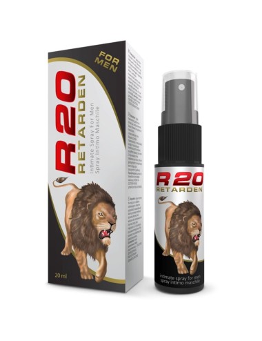 R20 SPRAY RETARDANTE PARA HOMENS EFEITO FRIO 20 ML