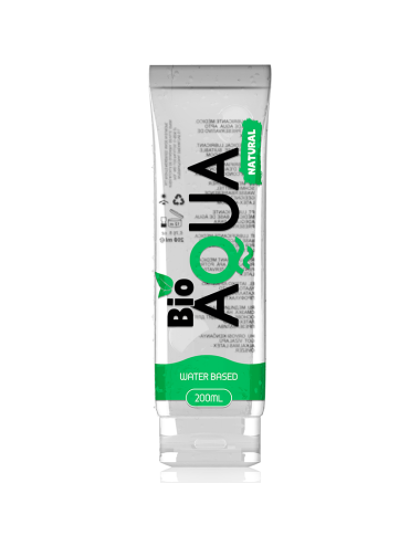 BIOAQUA LUBRIFICANTE INGREDIENTES NATURAIS À BASE DE ÁGUA 200 ML