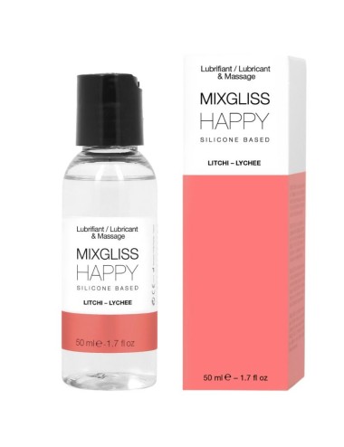 MIXGLIS HAPPY SILICONE LUBRIFICANTE LITCHI 50 ML