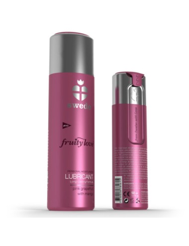 LUBRIFICANTE SUECO FRUITY LOVE ROSA TORANJA COM MANGA 100 ML