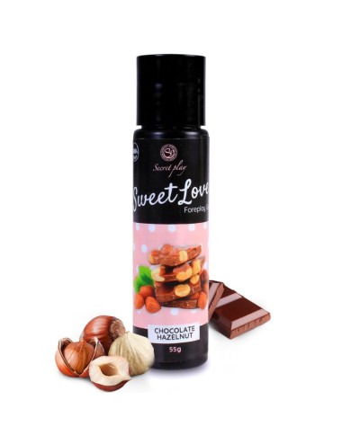 GEL SECRETPLAY DOCE AMOR CHOCOLATE COM AVELÃ 60 ML