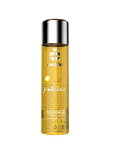 SUECO FRUITY LOVE EFEITO AQUECENTE ÓLEO DE MASSAGEM TROPICAL FRUITY COM MEL 60 ML.