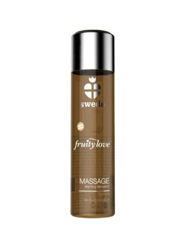 SUECO FRUITY LOVE EFEITO AQUECENTE ÓLEO DE MASSAGEM CHOCOLATE ESCURO INTENSO 60 ML.