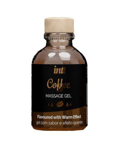 GEL DE MASSAGEM INTT - HOT EFFECT SABOR DE CAFÉ