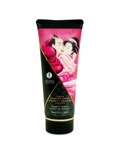 CREME DE MASSAGEM SHUNGA BEIJÁVEL DE FRAMBOESA EMOTION 200ML