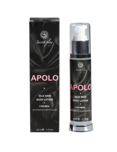 LOÇÃO DE PELE SECRETPLAY APOLO SILK PARA HOMENS 50 ML