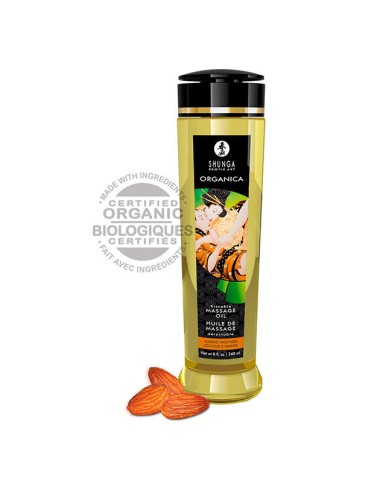 ÓLEO DE MASSAGEM BEIJÁVEL SHUNGA ORGÂNICA 240ML