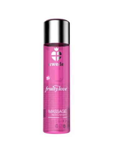 SUECO FRUITY LOVE EFEITO AQUECENTE MASSAGEM ÓLEO DE TORANJA ROSA COM MANGA 60 ML.