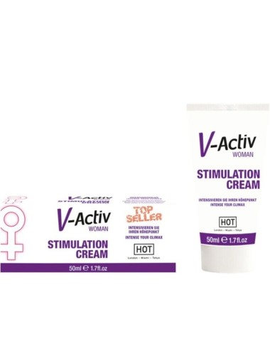 HOT - V-ACTIV CREME DE ESTIMULAÇÃO FEMININA 50ML