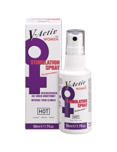 HOT - V-ACTIV PENIS POWER SPRAY FEMININO 50ML