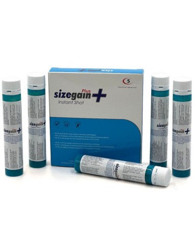 SIZEGAIN PLUS INSTANT SHOT MALE ENERGIZER 5 UNITS