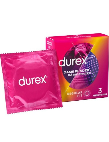 DUREX DAME PLEASURE 3 UNITS