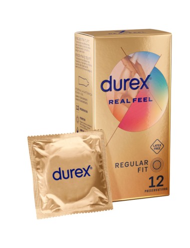 DUREX REAL FEEL 12 UNITS