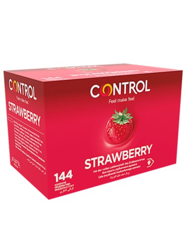 PRESERVATIVOS DE MORANGO CONTROL ADAPTA 144 UNIDADES