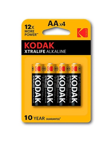 BATERIA ALCALINA KODAK XTRALIFE AA LR6 * 4