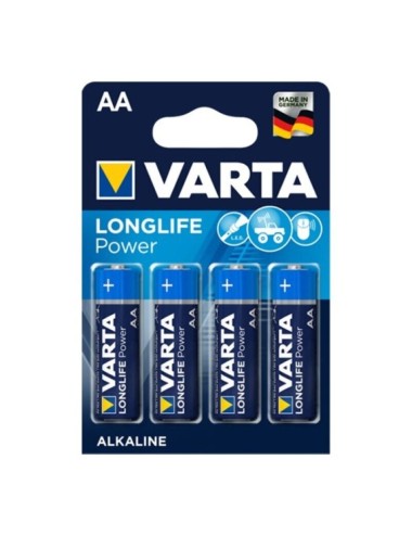 UNIDADE VARTA LONGLIFE POTÊNCIA ALCALINA AA LR6 4