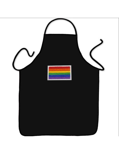 ORGULHO - CHEF BOM AVENTAL COM A BANDEIRA LGBT
