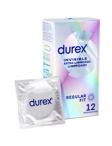 UNIDADES DUREX 12 EXTRA LUBRIFICADAS INVISÍVEIS