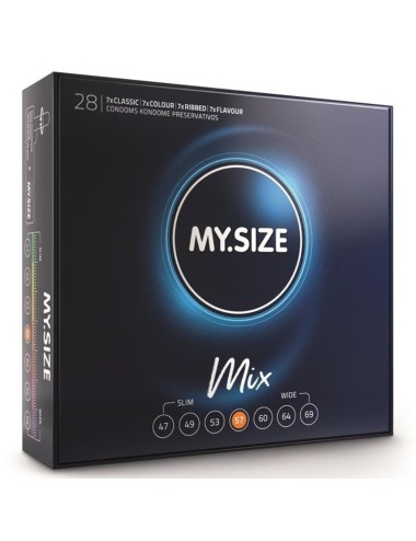 Preservativos MY SIZE MIX 57 MM 28 UNIDADES