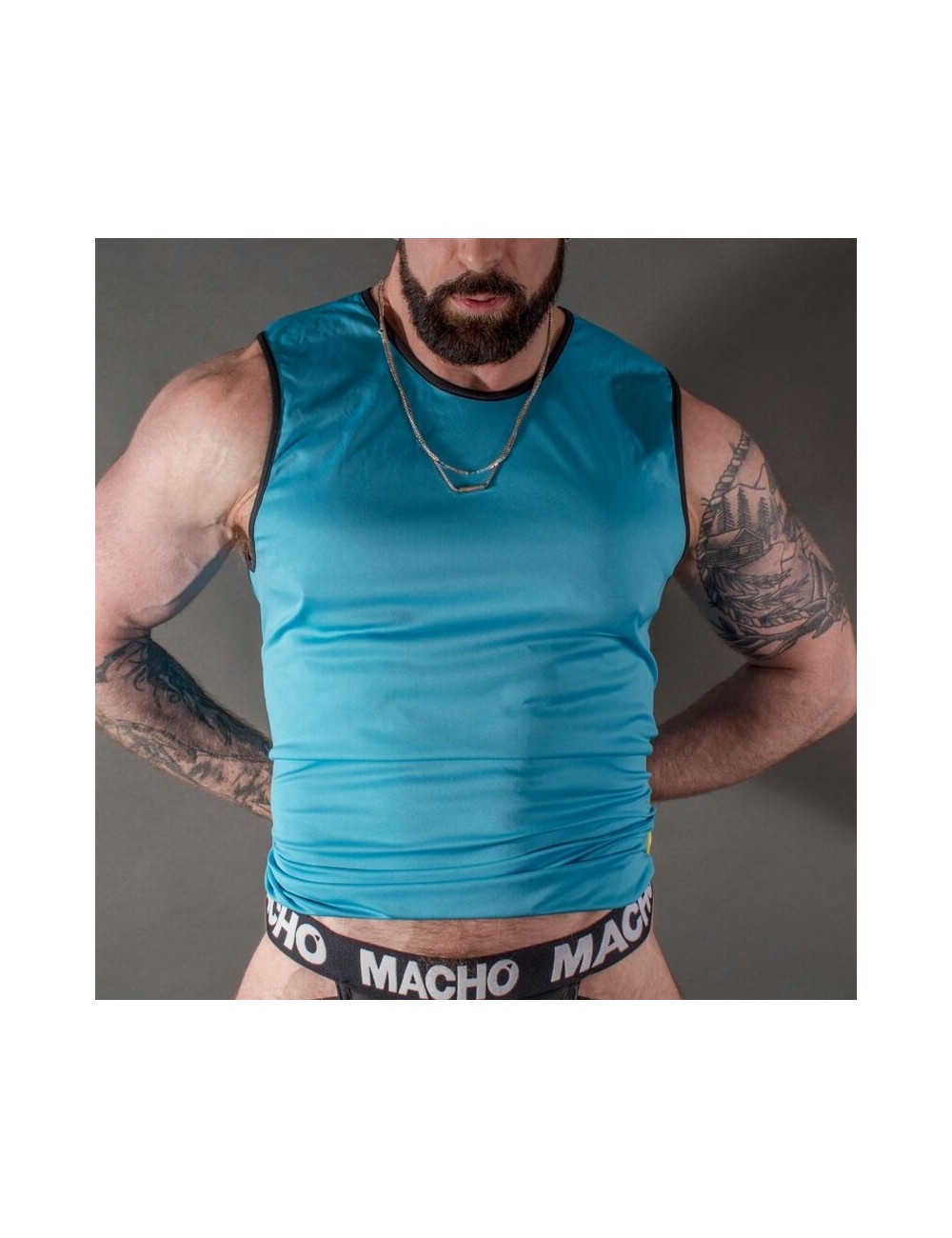 CAMISETA AZUL MASCULINA S/M