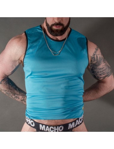 CAMISETA AZUL MACHO L/XL