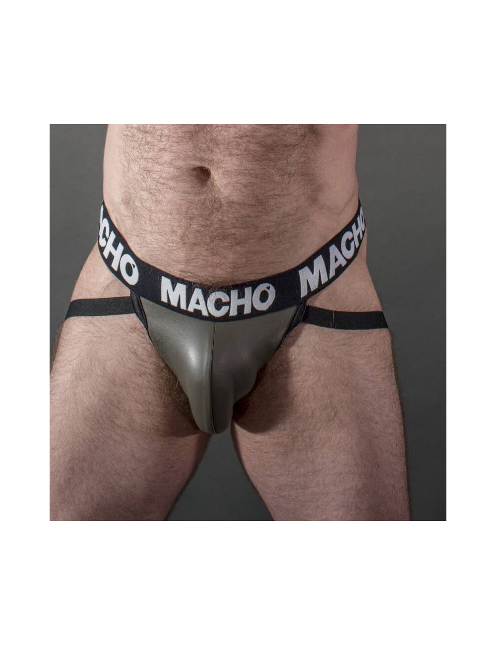 MACHO - MX27GR JOCK GREY BEIGE COURO M