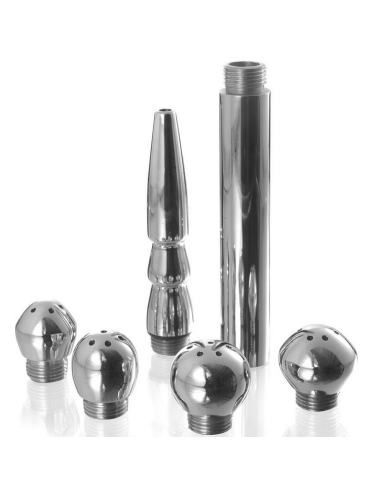 CONJUNTO DE METALHARD LIMPIEZA VAGINAL / ANAL 5PCS