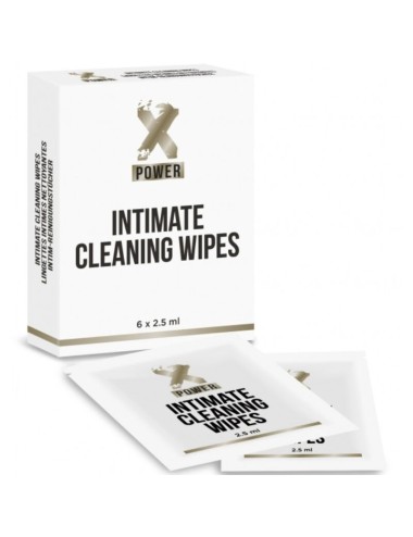 XPOWER INTIMATE CLEANING WIPES 6 UNITS