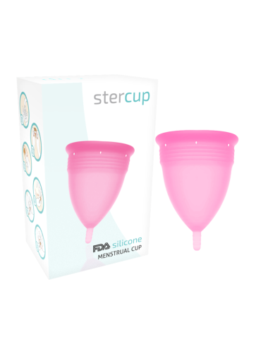 TAÇA STERCUP MENSTRUAL TAMANHO S COR-DE-ROSA SILICONE FDA