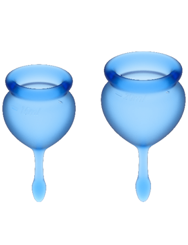 SATISFYER SINTA-SE BOM MENSTRUAL CUP DARK BLUE 15 + 20ML