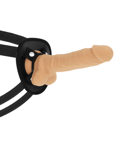 ARNÊS COCK MILLER + DENSIDADE DE SILICONE COCKSIL ARTICULÁVEL 18 CM