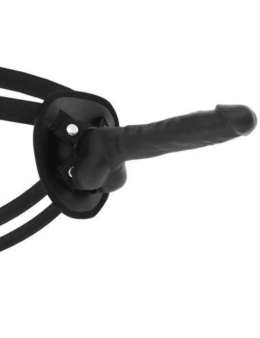 ARNÊS COCK MILLER + DENSIDADE DE SILICONE ARTICULÁVEL COCKSIL PRETO 19