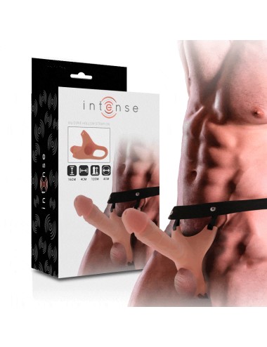 INTENSO - EXTENSO DE SILICONE OCO STRAP-ON 16 X 3