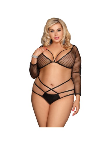 CONJUNTO SUBBLIME QUEEN PLUS STRAPPY SUPERIOR E CALÇAS