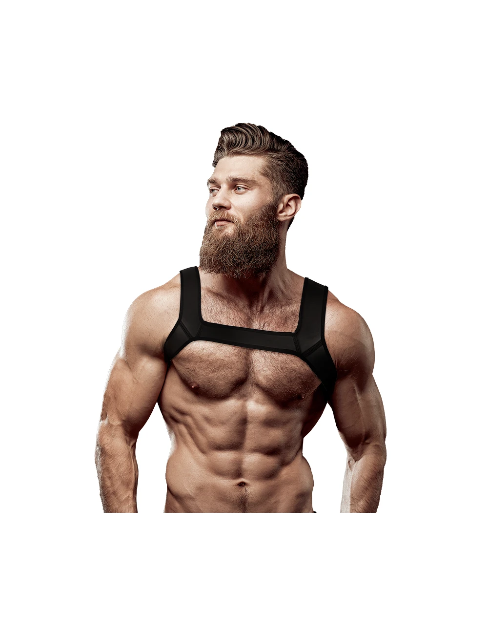 FETISH SUBMISSIVE ATTITUDE - NEOPRENE SPORT MEN HARNESS SIZE L