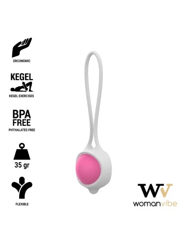 WOMANVIBE KEISY I BALL GEISHA SILICONE - ROSA