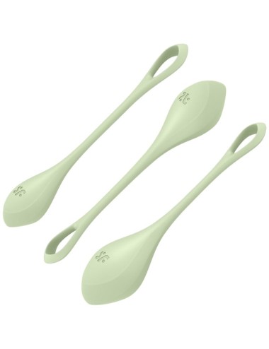 CONJUNTO DE TREINAMENTO SATISFYER YONI POWER 2 - VERDE