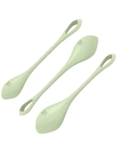CONJUNTO DE TREINAMENTO SATISFYER YONI POWER 2 - VERDE