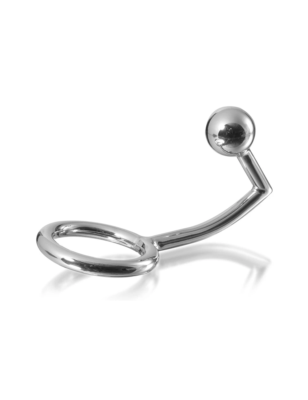 METALHARD COCK RING INTRUDER COM ANALBEAD 30MM