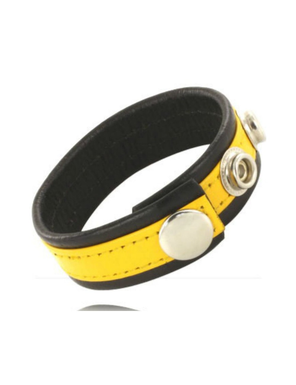 GALÃO E CORREIA DE ESFERA DE COURO COM ARBUSTOS - PRETO E AMARELO GALÃO E CORREIA DE ESFERA DE COURO COM ARBUSTOS - PRETO E AMARELO