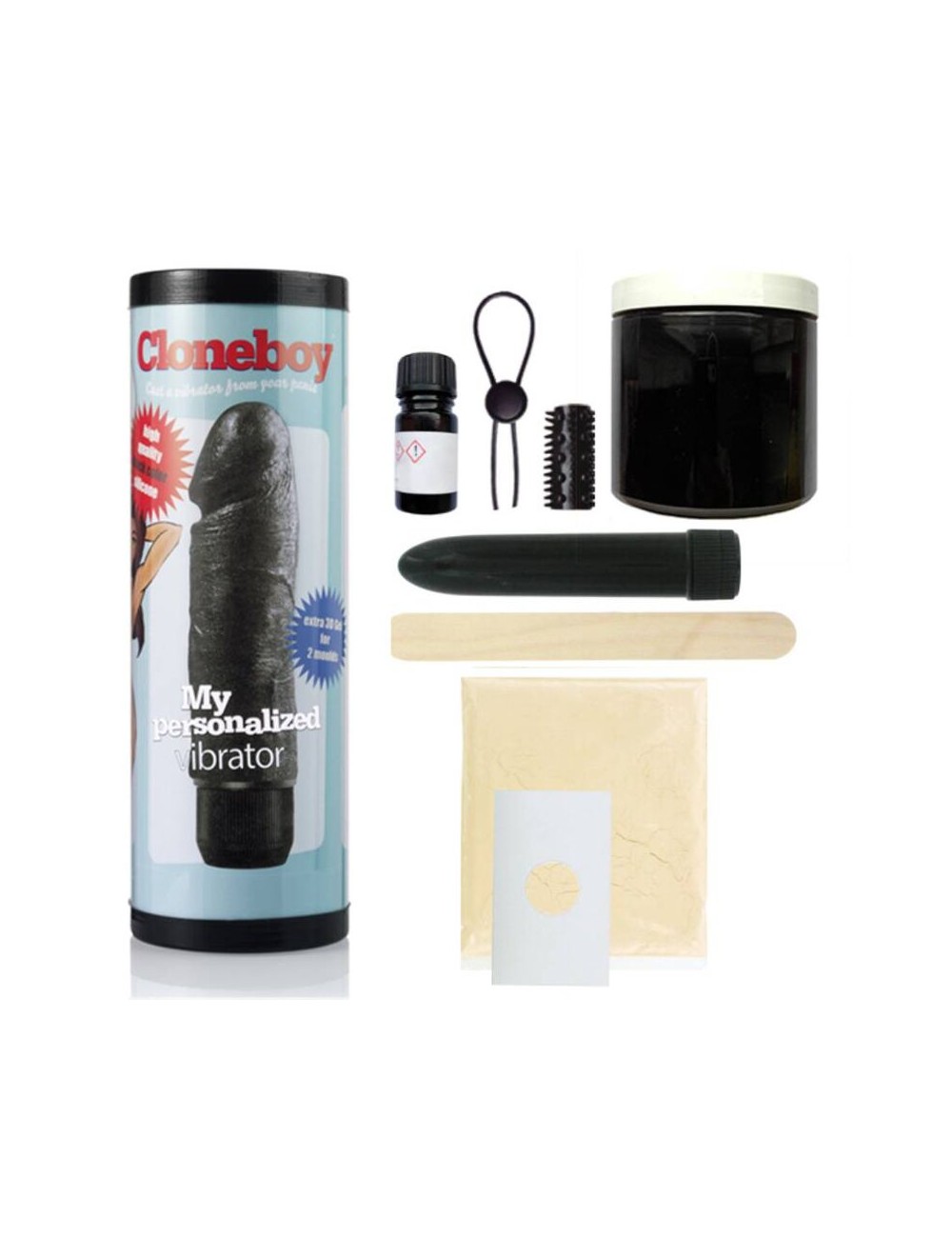 CLONEBOY KIT PENIS CLONER COM VIBRAÇÃO PRETO CLONEBOY KIT PENIS CLONER COM VIBRAÇÃO PRETO