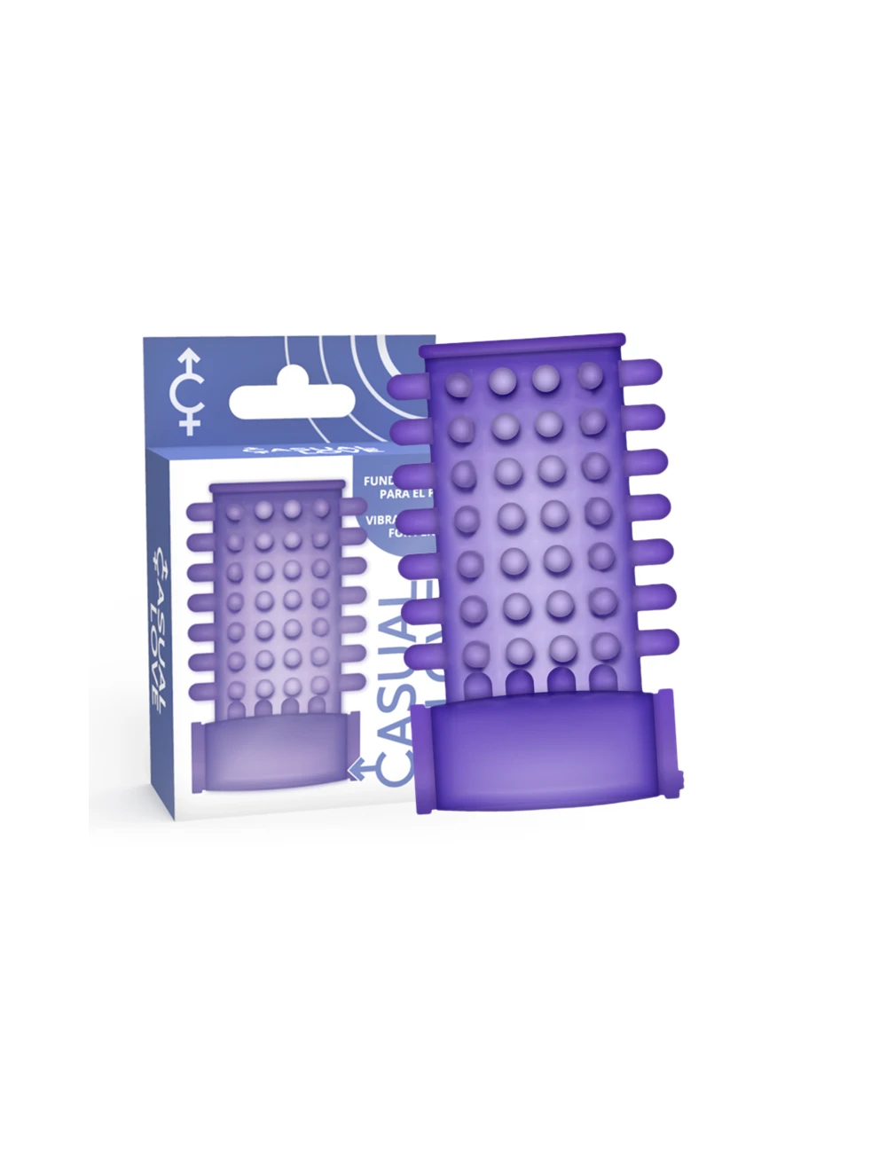 TAMPA DO PÊNIS DO VIBRADOR DE LILAC ANEL CASUAL