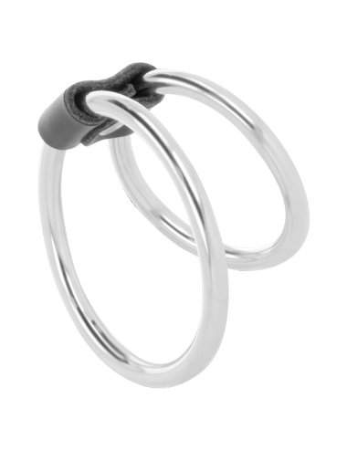 DARKNESS DOUBLE METAL RING PENIS