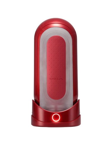 TENGA FLIP 0 (ZERO) VERMELHO E CONJUNTO DE AQUECIMENTO FLIP